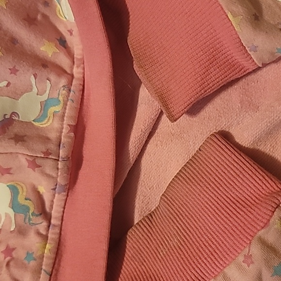 Plus sized 2xl unicorn lightweight zip up hoodie - Picture 7 of 7